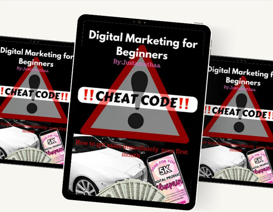 Digital Product guide for beginners CHEAT CODE (How to get sales your first month)