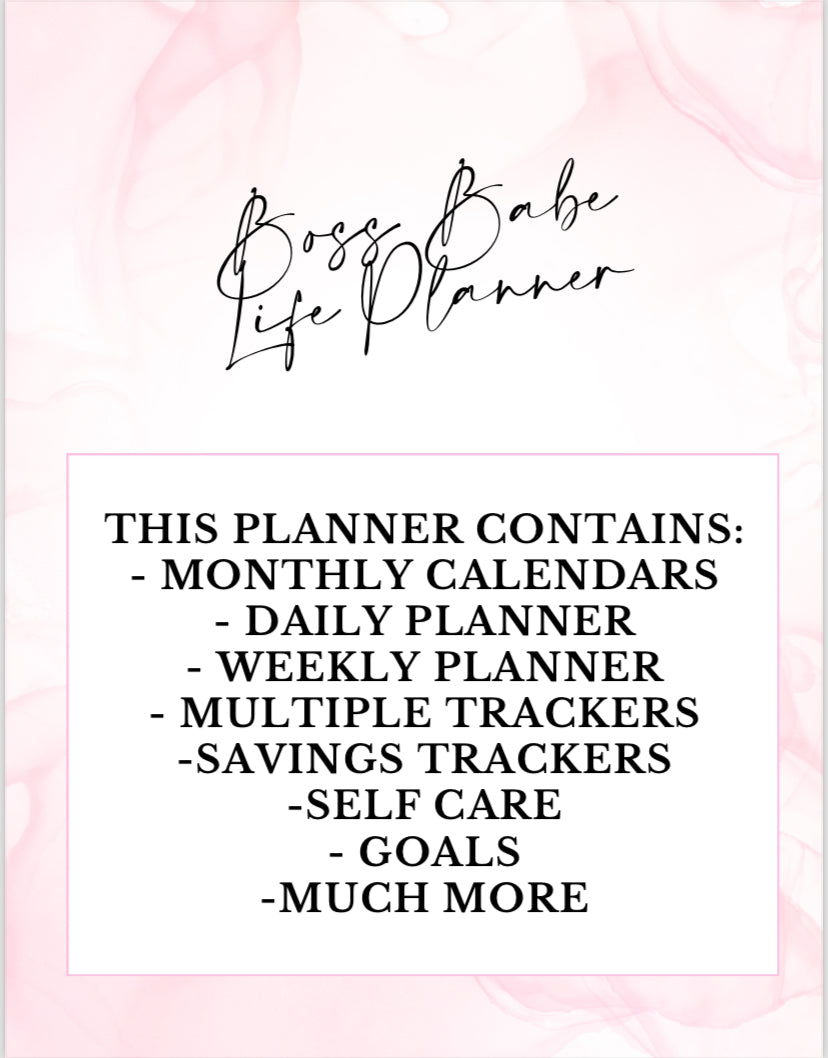 DFY Boss Babe Life Planner